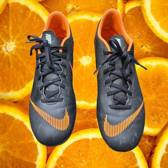 Nike Mercurial‎ Orange and Black Cleats Size 10 - Picture 2 of 11